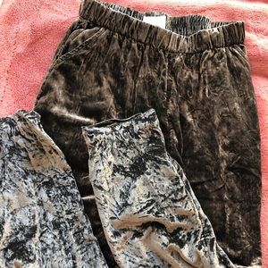 Crushed Velvet Pants